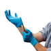 BLUE LATEX EXTRA LONG GLOVES (30/BOX), Alternate Image 2